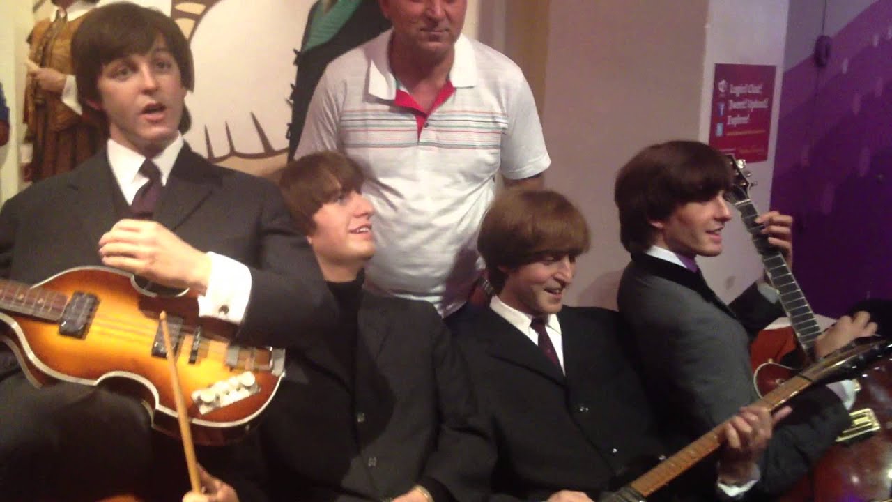 the beatles wax figure madame tussauds - YouTube