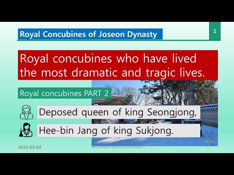 Royal concubines of Joseon Dynasty, Part 2