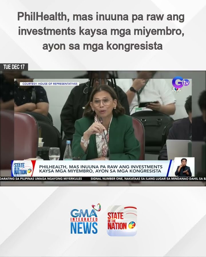 PhilHealth, mas inuuna pa raw ang investments kaysa mga miyembro, ayon sa mga kongresista | SONA