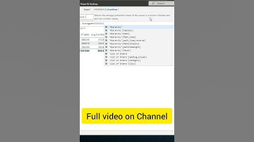 Average A DAX Function in Power BI - Learning Power Bi 2023 #gokultech