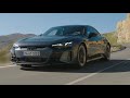 Audi e tron GT in Daytona gray Driving Video/Audi e tron ​​GT в цвете DaytonaGrey Видео для вождения