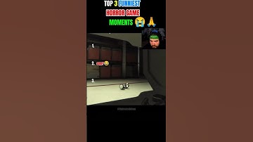 TOP 3 FUNNIEST HORROR GAME MOMENTS! (Bro got a whistle voice👄🎀)#horrorgame #funnymoments #gaming