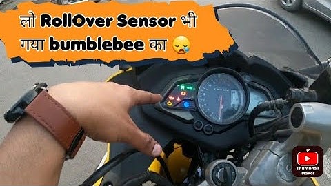 pulsar rs 200 roll over sensor malfunction 😪 | roll over sensor problem | pulsar rs sensor problem