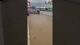 غرق شاب في نفق دار سلم  بسبب السيول