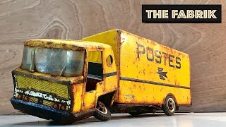 1950s Abandoned truck JOUSTRA rusty toy  Restoration