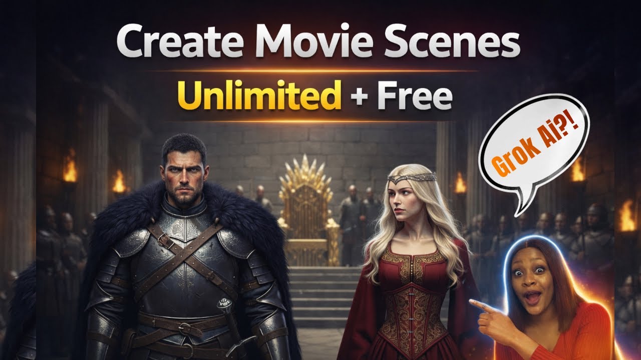 Create Cinematic AI Movie Scenes with Free Tools Using Grok AI in Gemini