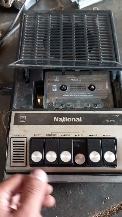 check tape deck national jadul yang masih nyala #shorts #tape