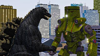 Heisei Godzilla Vs Cherno Alpha - Roblox Kaiju Arisen