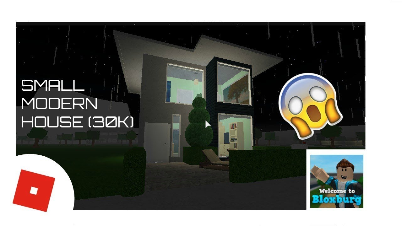 Roblox Bloxburg Mini Modern House 30k Youtube - casa japonesa bloxburg roblox youtube