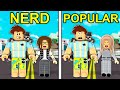 Raising NERD To POPULAR In Roblox Brookhaven..