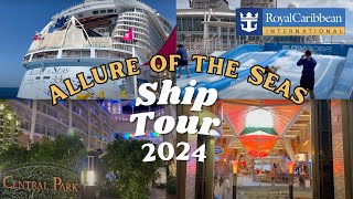 Ship Tour 2024 | Allure of the Seas | Royal Caribbean Cruise Line | Walkthrough Tour February 2024