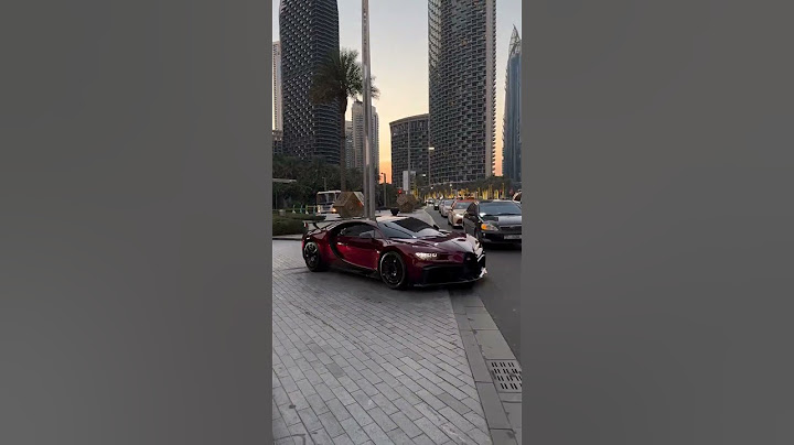 Dubai luxury cars on the street