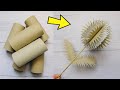 Fantastic Toilet Paper Rolls Craft Idea / Easy Paper Flower Tutorial / Spring Decoration DIY