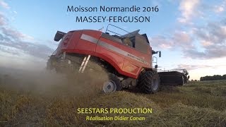 Massey Ferguson moisson normandie 2016