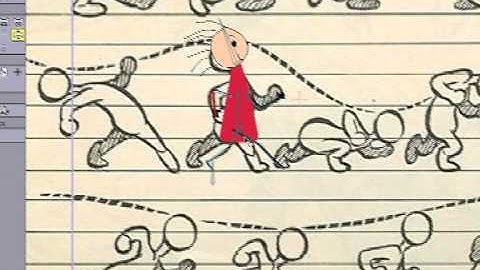 Anime Studio tutorial 02 - Walk cycle animation