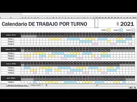 Video: Cómo Elaborar Un Horario De Turnos