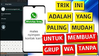 Cara Membuat Grup WA Tanpa Menyimpan Nomor Hp Tanpa Menambahkan Kontak screenshot 3
