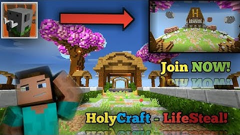 New LifeSteal Server For MCPE 0.14.3 - 0.15.10! || HolyCraft Server!😱 || Join Now!!