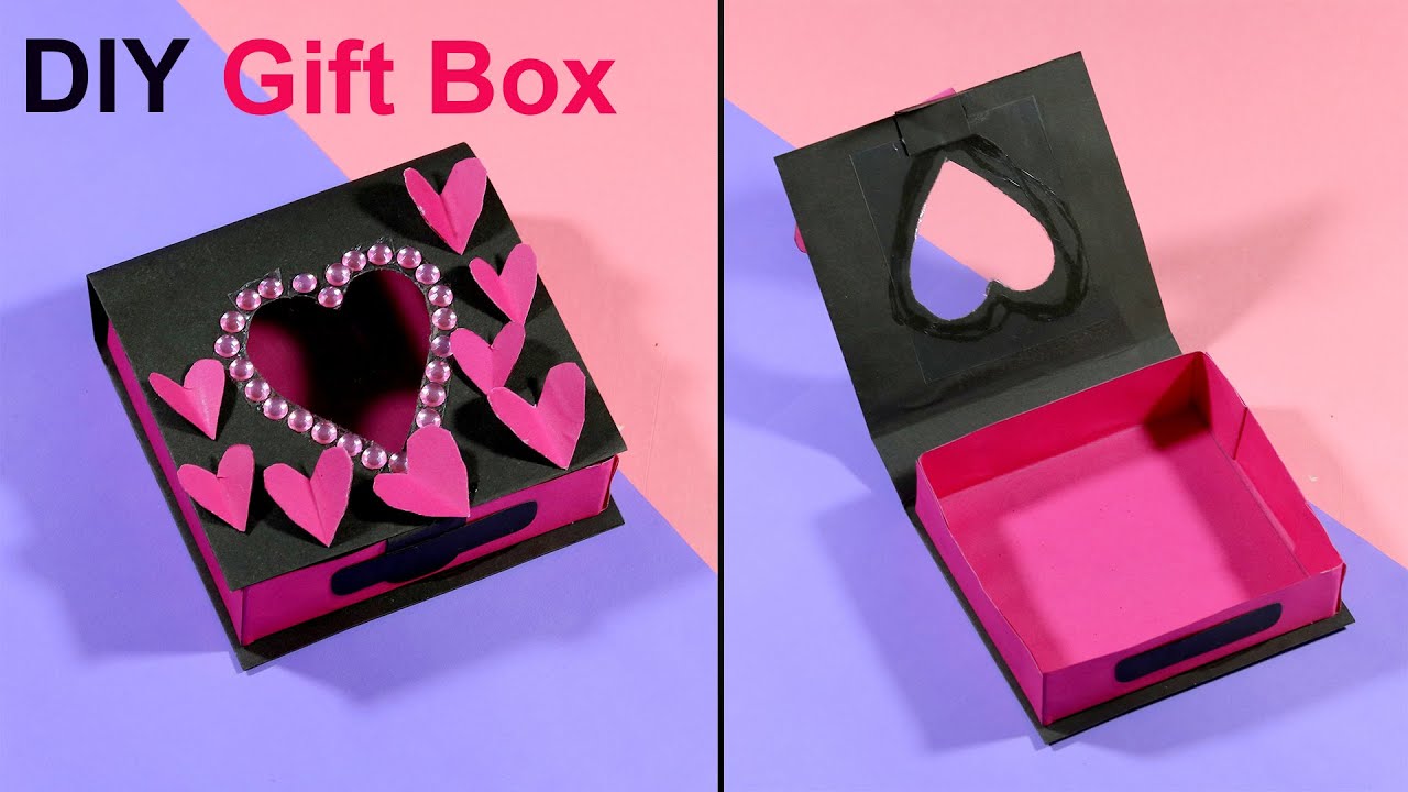 How to Make Gift Box | DIY Easy Paper Gift Box | Paper Craft Idea - YouTube