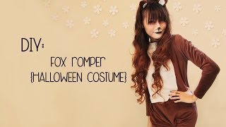 Diy The Fox Halloween Costume Youtube