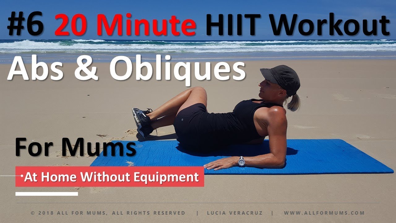 6 Day Hiit workout abs and obliques for Push Pull Legs