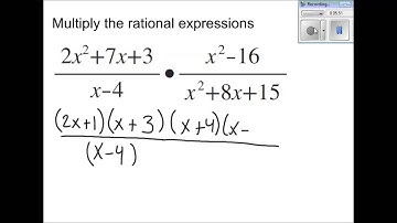 9.2 Multiplying and Dividing Rational Expressions