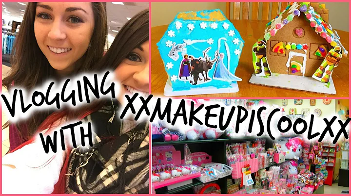 VLOGMAS: Chipotle, Shopping, & Gingerbread House F...