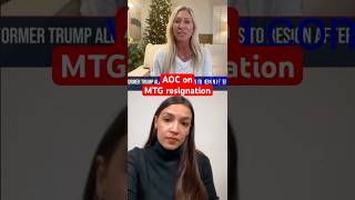 Aoc Video Response To Mtg Resignation Alexandria Ocasio-Cortez Marjorie Taylor Greene Resigns
