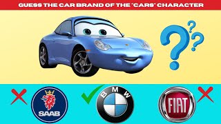 Guess The Brand Car by Cars Character - Car Quiz Challenge 2024 (PART - 11)