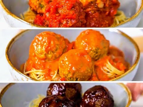 Veggie Meatballs Three Ways