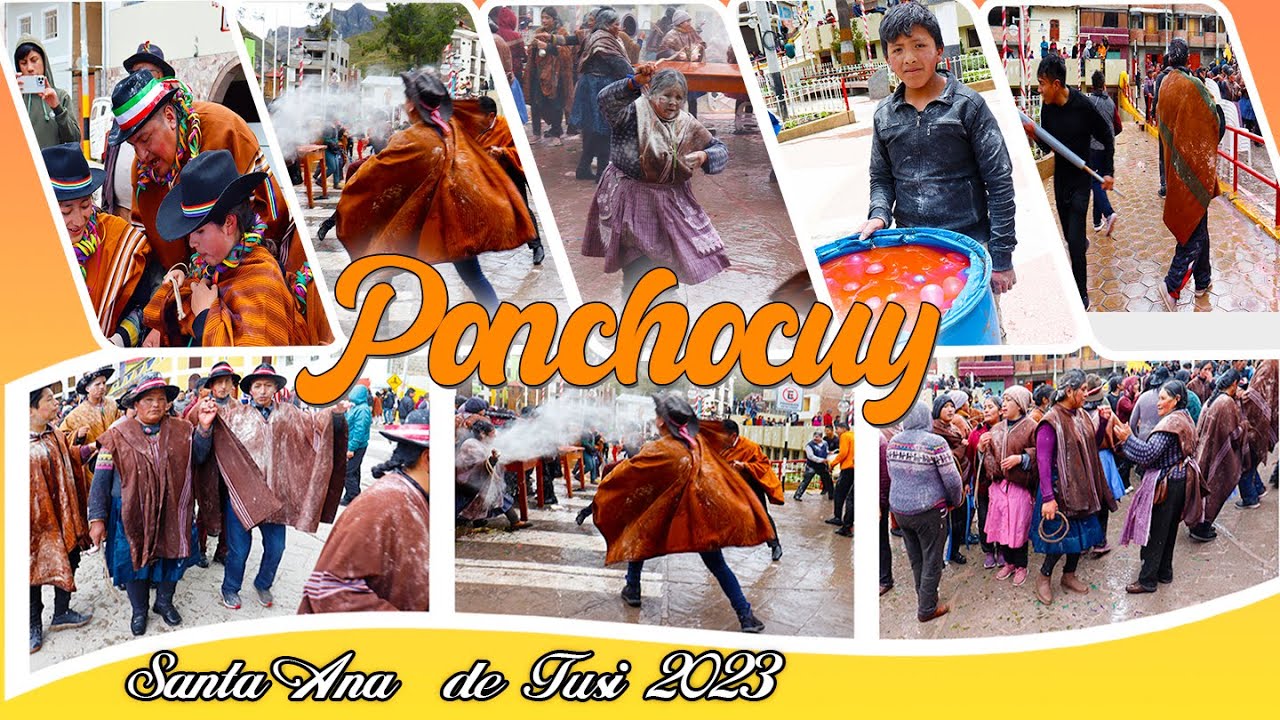 Costumbres De Santa Ana De Tusi Ponchocuy 2023 Youtube