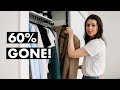 What I learned by getting rid of 60% of my clothes 👗