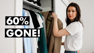 What I learned by getting rid of 60% of my clothes 👗