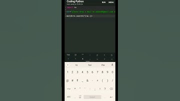 Search for email from strings using regex python #shorts #python