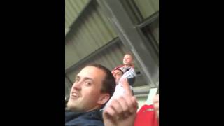 03/10/2015 - Young Walsall fan at Wigan.