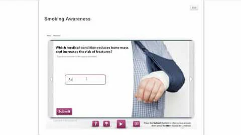 Active IQ Level 2 Award In Smoking Awareness and Cessation eLearning showreel