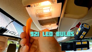 How to Install LED Map lights | 2015 F350 Powerstroke 6.7 & Vehicode 921 LED Bulbs