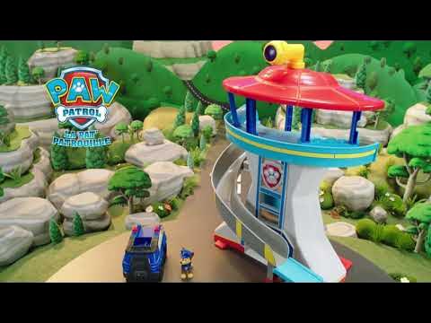 PAW Patrol La Pat' Patrouille - Tour De Contrôle - Jouet Univers Pat'  Patrouille De 50 Cm - Avec