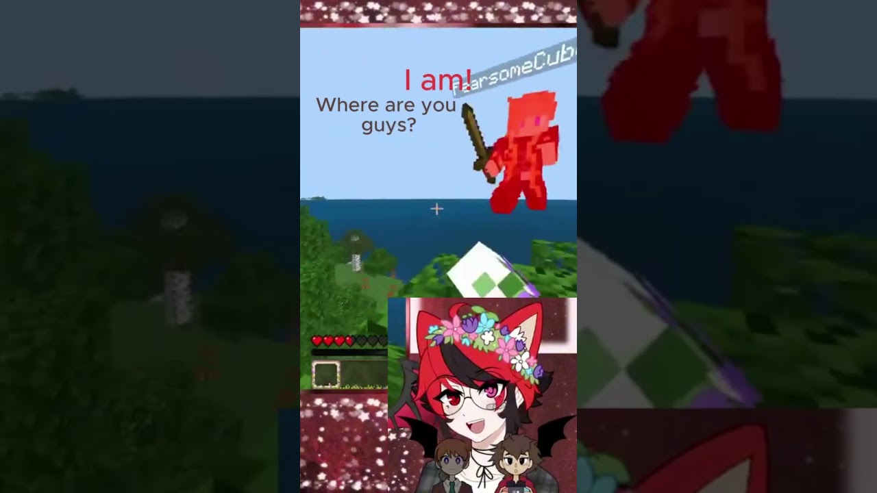 Breaking Mr.Cube's Tree「 #minecraftshorts #minecraft 」