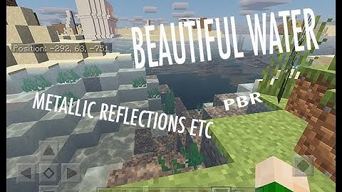 ORIGIN SHADER! VERY COOL SHADER FOR MCPE! (PBR, reflections, beautiful water etc)