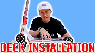 HOW TO PUT ON A NEW SCOOTER DECK!