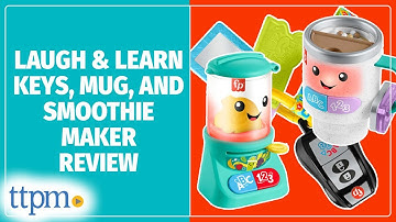 Laugh & Learn Play & Go Keys, Wake Up & Learn Coffee Mug, and Counting & Colors Smoothie Maker