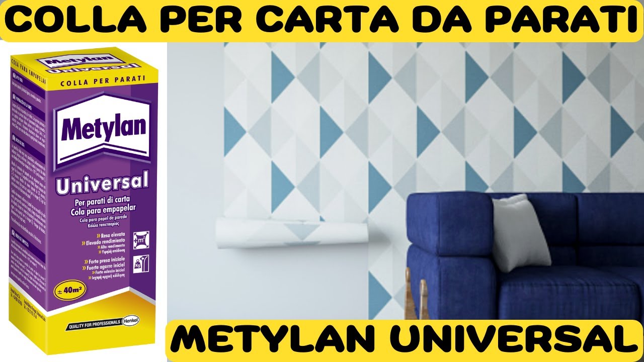 Come Applicare la COLLA PER CARTA DA PARATI: METYLAN UNIVERSAL - Potente e  Riposizionabile.mp4 