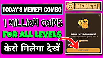 Memefi Combo Today 10 September | Memefi Secret Combo Today | Memefi Secret Tap Combo Today