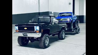 New RC4WD Chevy K10 TF2 Scottsdale In Black & Scale Engine Bay! Unboxing!