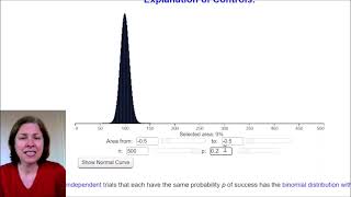 Year 12: Normal approximation of Binomial distribution