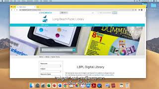 (Khmer) How to navigate the Long Beach Public Library website screenshot 2