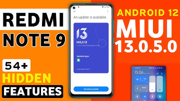 REDMI NOTE 9 MIUI 13.0.5.0 Update | Redmi Note 9 New Update Miui 13 Android 12 #RedmiNote9