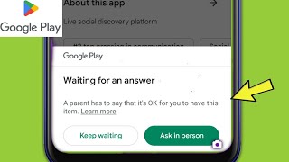 Google Playstore | Waiting for an Answer Problem Solved