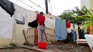 WASH WITH ME IN ARAB:|house keeper hand washing clothes in Oman  #housekeeping #kadama #2023